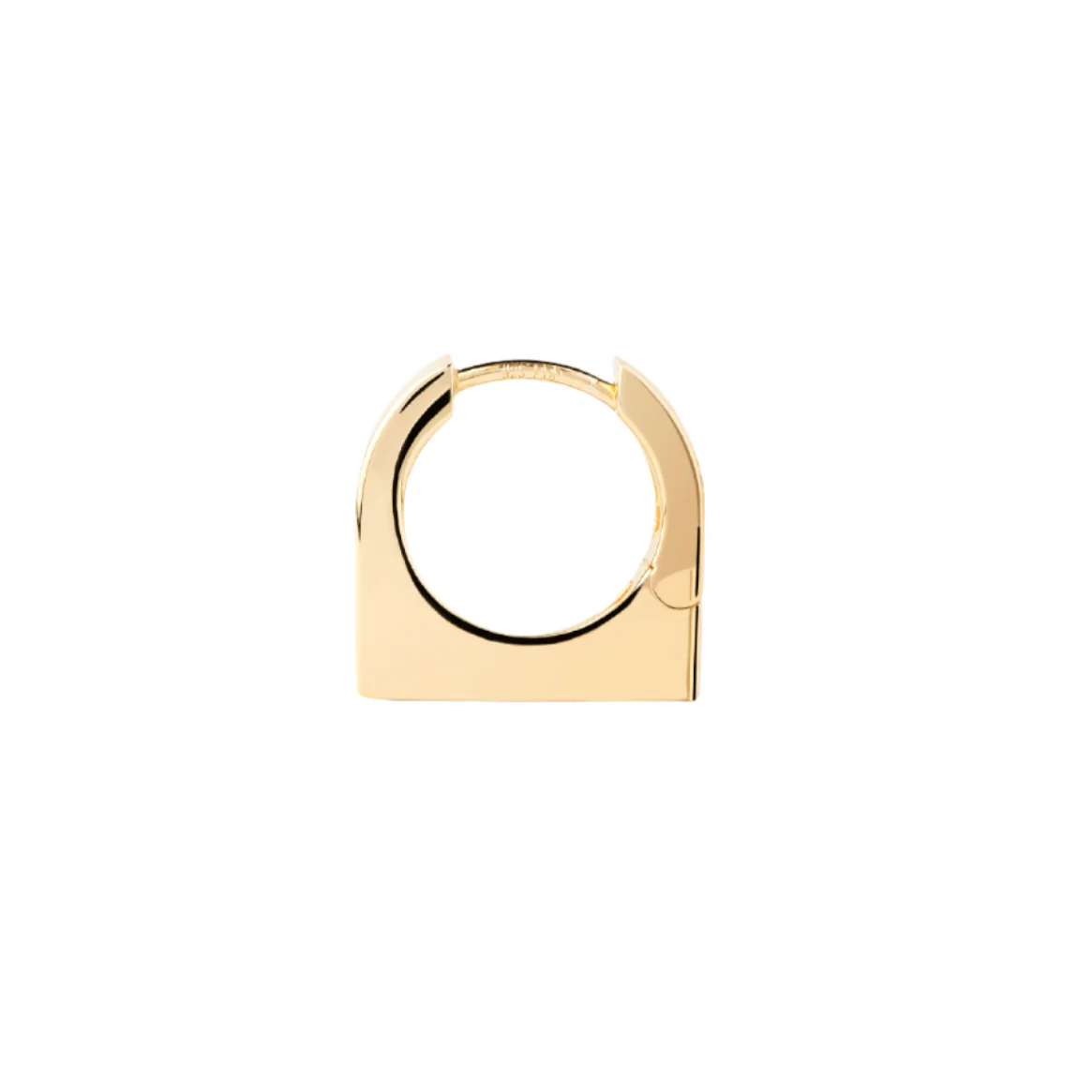 pdpaola gold new york single hoop earring